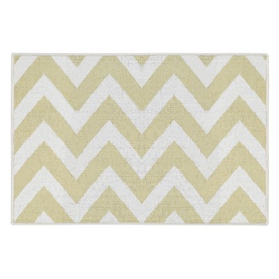 Sussexhome Traverse Collection Cotton Heavy Duty Low Pile Area Rug , 2' X  3' - Banana Cream Yellow : Target