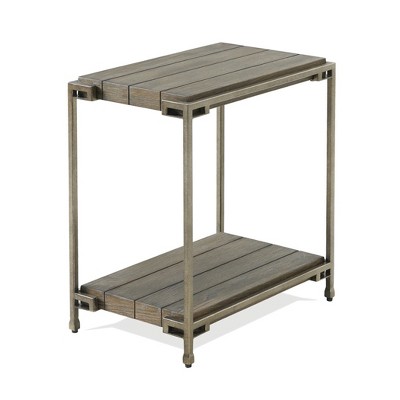 Corbeta Aged Graphite 3-Piece Metal Frame Wood Coffee Table Set