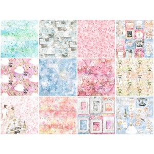 Wrapables 6x6 Decorative Single-Sided Scrapbook Paper for Arts & Crafts Projects, Scrapbooking, Card-Making - 1 of 4