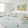 120" Luxury Modular Floor Sofa with Convertible Design, High-Resilience Foam Filling, and Free Combination Layout - 2 of 4