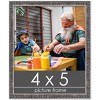 PosterPalooza | Photo Size Textured Black Picture Frame - UV Acrylic, Foam Board Backing, Hanging Hardware - 2 of 4