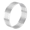 Unique Bargains Heat-Resistant Perforated Stainless Steel Small Cake Mousse Rings - 3 of 4
