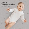 KeaBabies Mini Crib Sheets for Baby Girls, Boys, 2-Pack Soothe Pack and Play Sheets Fitted, Organic Pack N Play Mattress Sheet - 4 of 4