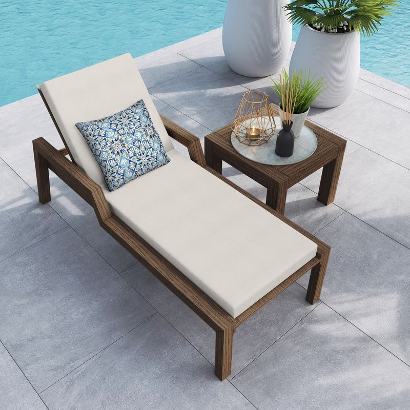 Honeycomb Outdoor Chaise Lounge Cushion, 2 of 7