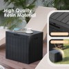FURNIinspire Deck Boxes 2pcs Outdoor Storage Box, 30 Gallon Deck Box, Weather-Resistant Deck Box Indoor And Outdoor Use, Black, 17“*22”*21“ - 4 of 4