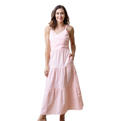 Hope & Henry Womens' Tiered Wrap Dress : Target