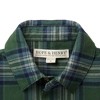 Hope & Henry Boys'  Flannel Button Down Shirt, Infant - 2 of 4