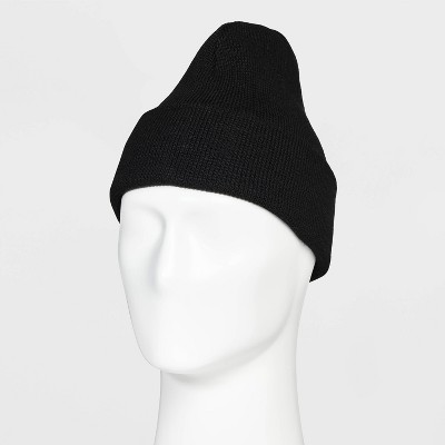 OFF ROUNDED BEANIE in black