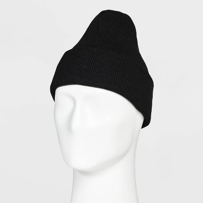 Black and grey beanie