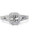 Pompeii3 1/3ct Diamond Halo Ring 14K White Gold - 4 of 4