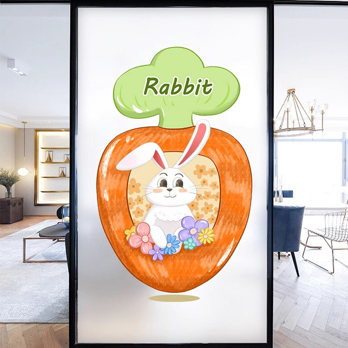 Unique Bargains Window Films Opaque Window Multicolor - thumbnail 2