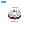 Unique Bargains Rhinestone DIY Jewelry Making Spacer Beads 50 Pcs - 2 of 4