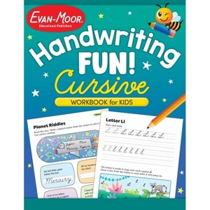 Handwriting Fun! Cursive, Grade K - 6 Workbook - (Handwriting Workbooks) by  Evan-Moor Educational Publishers (Paperback) - 1 of 1