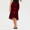 Women's Velvet Twist Midi Pull-On Skirt - A New Day™ - 4 of 4
