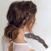 Unique Bargains Women's Elegant Twisted Hairpin 4.21"x1.06"x0.83" 1 Pc - 2 of 3
