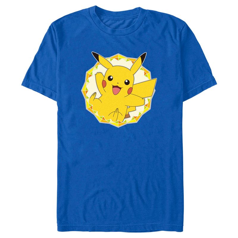 Men's Pokemon Pikachu Circle T-Shirt, 1 of 5