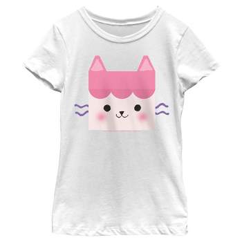 Girl's Gabby's Dollhouse Baby Box Big Face T-Shirt