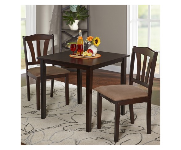 3pc Mainfield Dining Set - Espresso Brown - Buylateral