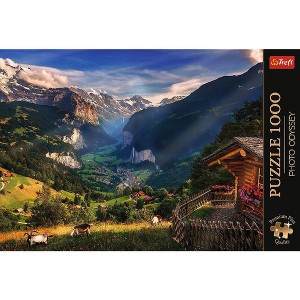 Trefl Premium Plus Lauterbrunnen Valley Switzerland Jigsaw Puzzle - 1000pc - 1 of 4