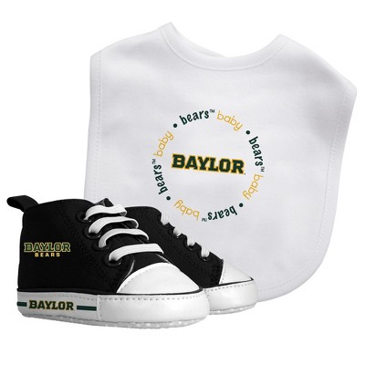Baby Fanatic 2 Piece Bid and Shoes - NCAA Baylor Bears - White Unisex Infant Apparel
