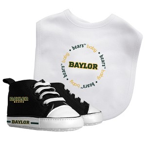 Baby Fanatic 2 Piece Bid and Shoes - NCAA Baylor Bears - White Unisex Infant Apparel - 1 of 3