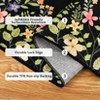Area Rugs: Washable Non-Slip Floral Botanical Carpet, Soft Low Pile Foldable Stain Resistant Rugs for Living Room, Bedroom, Home - 2 of 4
