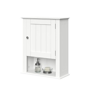 RiverRidge Ashland Single Door Bathroom and Laundry Wall Mount Storage Medicine Cabinet - 1 of 4