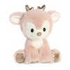 Aurora Small Rose Gold Holiday 6.5" Dashing Reindeer Festive Stuffed Animal - image 2 of 4