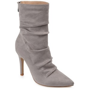 Journee Collection Womens Markie Back Heel Zip Stiletto Booties - 1 of 4