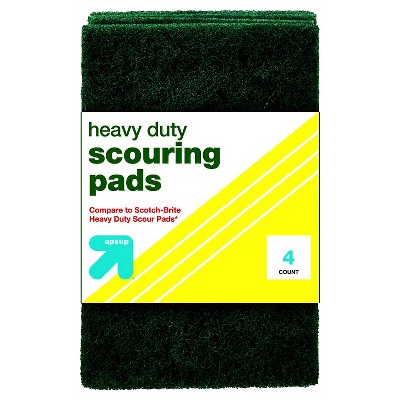 Heavy Duty Scouring Pads - 4pk  - up & up™