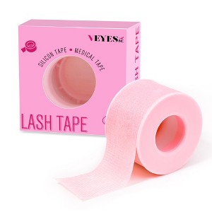 VEYES INC Lash Tape for Eyelash Extensions Silicone Tape for Lift/Make up Latex Free Tape for Sensitive Skin Breathable Lash Extensions Supplies Pink - 1 of 2