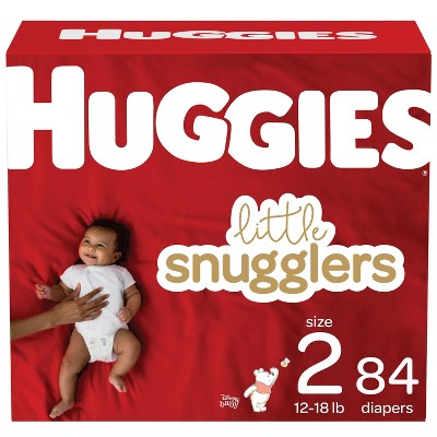 Huggies Little Snugglers Diapers Super Pack - Size 2 (84ct)