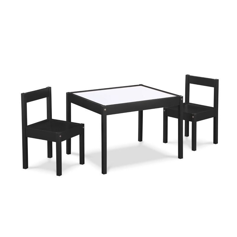 Olive &#38; Opie Gibson Dry Erase Kids&#39; Table and Chair Set - Black - 3pc, 2 of 8
