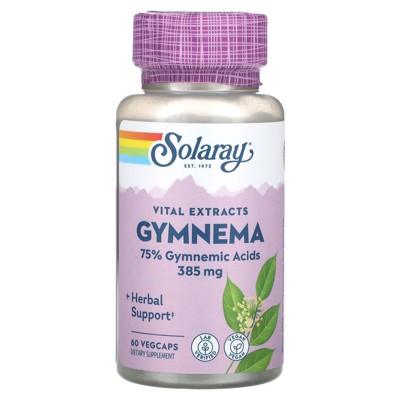 Solaray Gymnema, Vital Extracts, 385 mg, 60 VegCaps