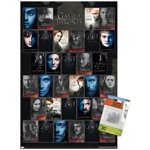 Trends International Game of Thrones - Grid Unframed Wall Poster Prints - image 1 of 4