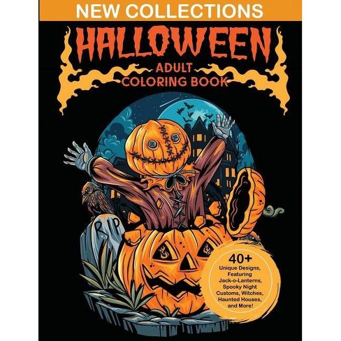 Download Halloween Adult Coloring Books By Katherine Miller Halloween Adult Coloring Book Paperback Target