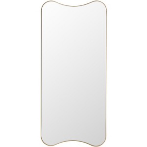 Hyla Mirror - 31" x 2" - MRR8008 - Gold - Safavieh - 1 of 4