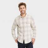 Men's Midweight Flannel Long Sleeve Button-Down Shirt - Goodfellow & Co™