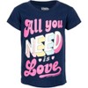 Lyrics by Lennon and McCartney Girls 3 Pack Graphic T-Shirts Little Kid to Big Kid - 3 of 4