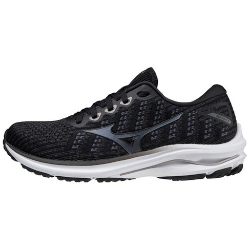 Mizuno Women s Wave Rider 25 Waveknit Running Shoe Womens Size 11.5 In Color Black onyx 90nx Target