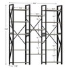 GustoWave TrailBlaze 5 Tier Bookcase with Spacious Storage, Multifunctional Bookshelf Made from Steel Frame and MDF, Max. Load Per Layer 70 Lbs - 3 of 4