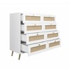 XIYUYEU Rattan Dresser for Bedroom,Modern Storage Chest of Drawers for Bedroom - 4 of 4