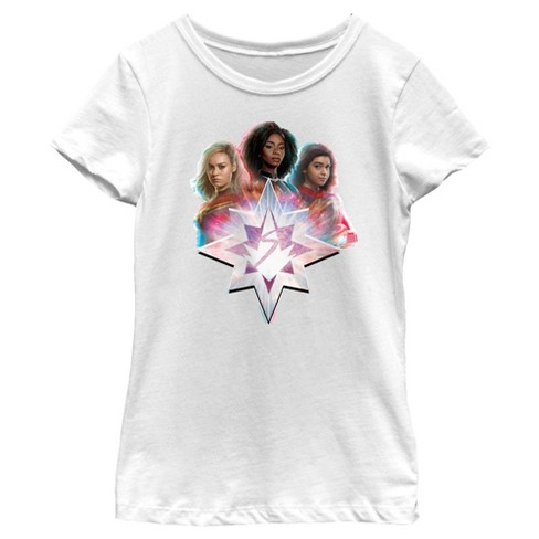 Girl's The Marvels Heroes Logo T-Shirt - image 1 of 4