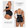 SHAPELLX Shapewear Tummy Control Butt Lifter Panties Faja Body Shaper for Women High Waist Trainer Open Bust Bodysuit—Black 38 - 2 of 3
