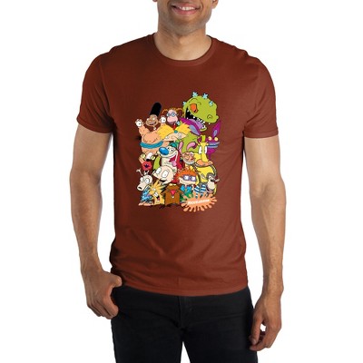 Nickelodeon Ren And Stimpy Rugrats Character T-shirt For Men Neon ...