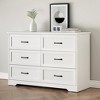 Dresser for Bedroom,Chest of Drawers with Wide Metal Handle,Farmhouse Modern Wooden Dresser,Storage Organizer Dresser for Living RooM - 3 of 4