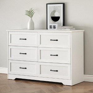 Whizmax Dresser for Bedroom with Drawers, Wood Drawer Dresser Chest of Drawers for Closet, Living Room, Hallway, Nursery, Kids Bedroom - 1 of 4