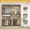 Aheaplus Closet System with 2 Hanging Rods - 3 of 4