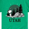 Boys' - Peanuts - Snoopy Utah Short Sleeve Graphic T-Shirt - 2 of 4