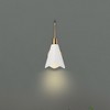 Nuvo Lighting Tango 1 - Light Sconce in  Matte White/Burnished Brass - 3 of 4